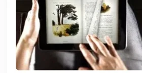 Online book promotion on tablet